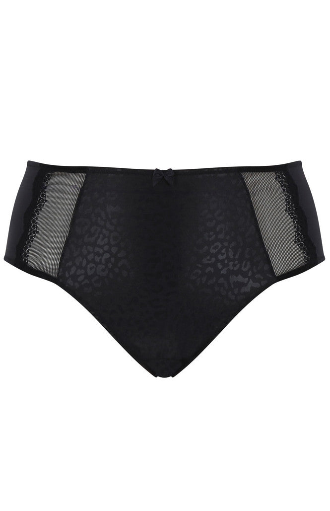 Esme Deep Brief - Black Animal
