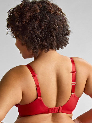 Sophia Plunge Bra - Red