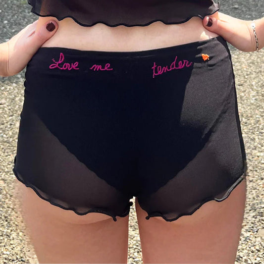 Year of the Snake Pamela Shorts - Black