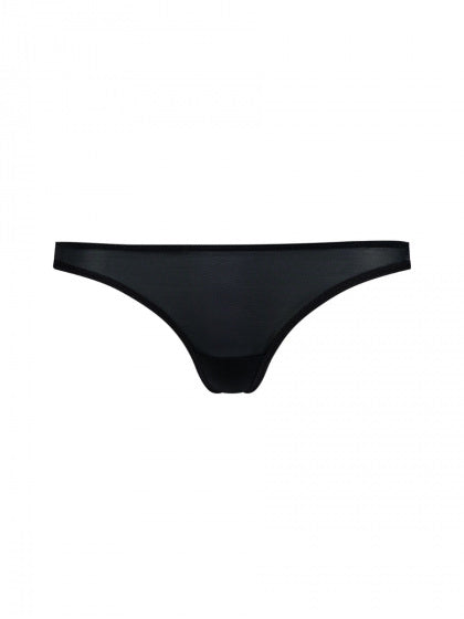 Glossies Thong - Black