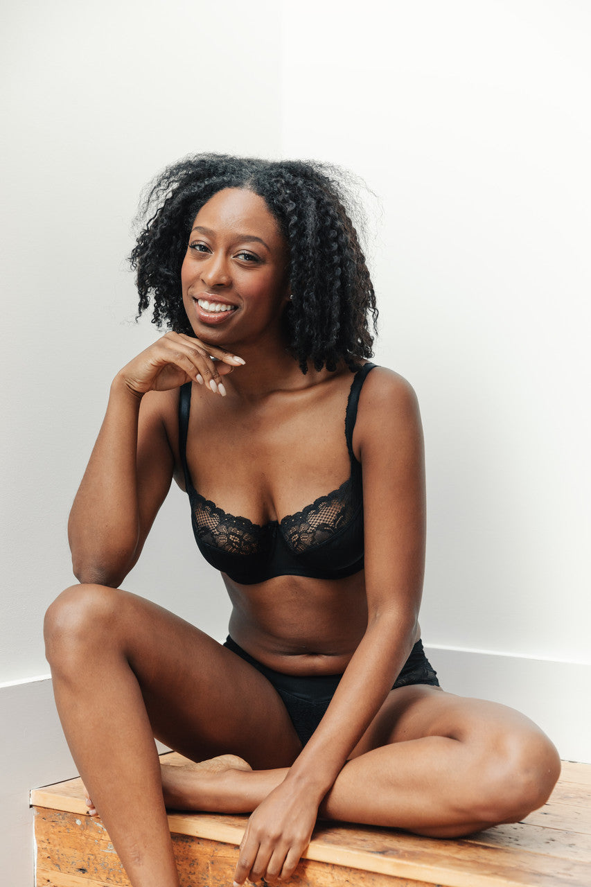 Jasmine Balconette - Black