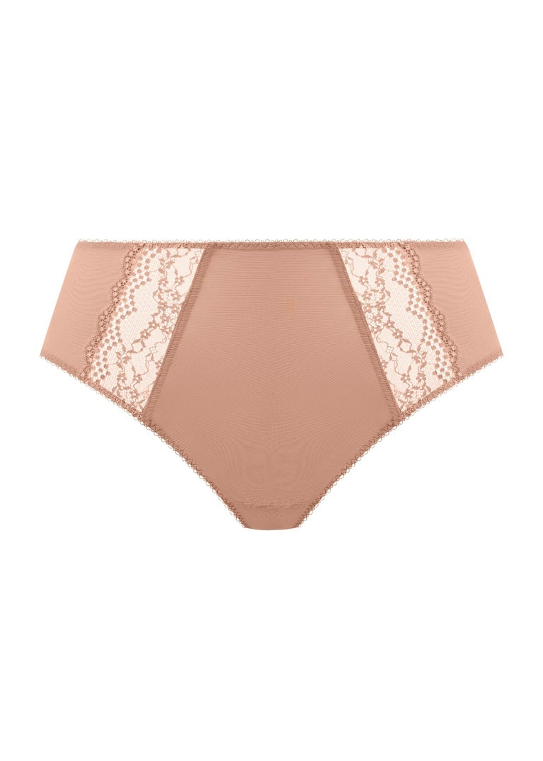 Lucie High Leg Brief - Mocha