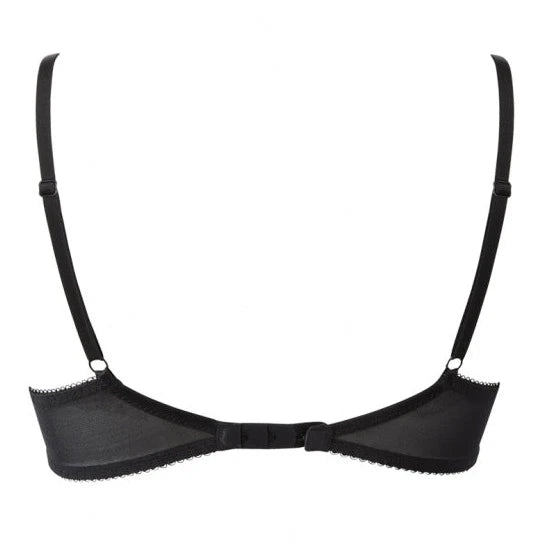 Superboost Lace Padded Plunge Bra - Black