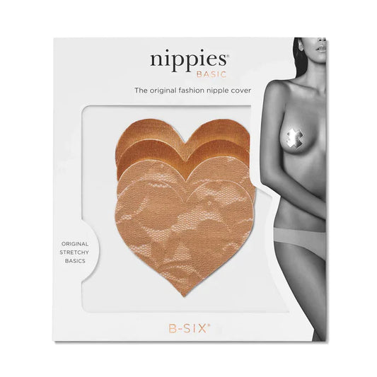 Heart Nipple Covers - Caramel