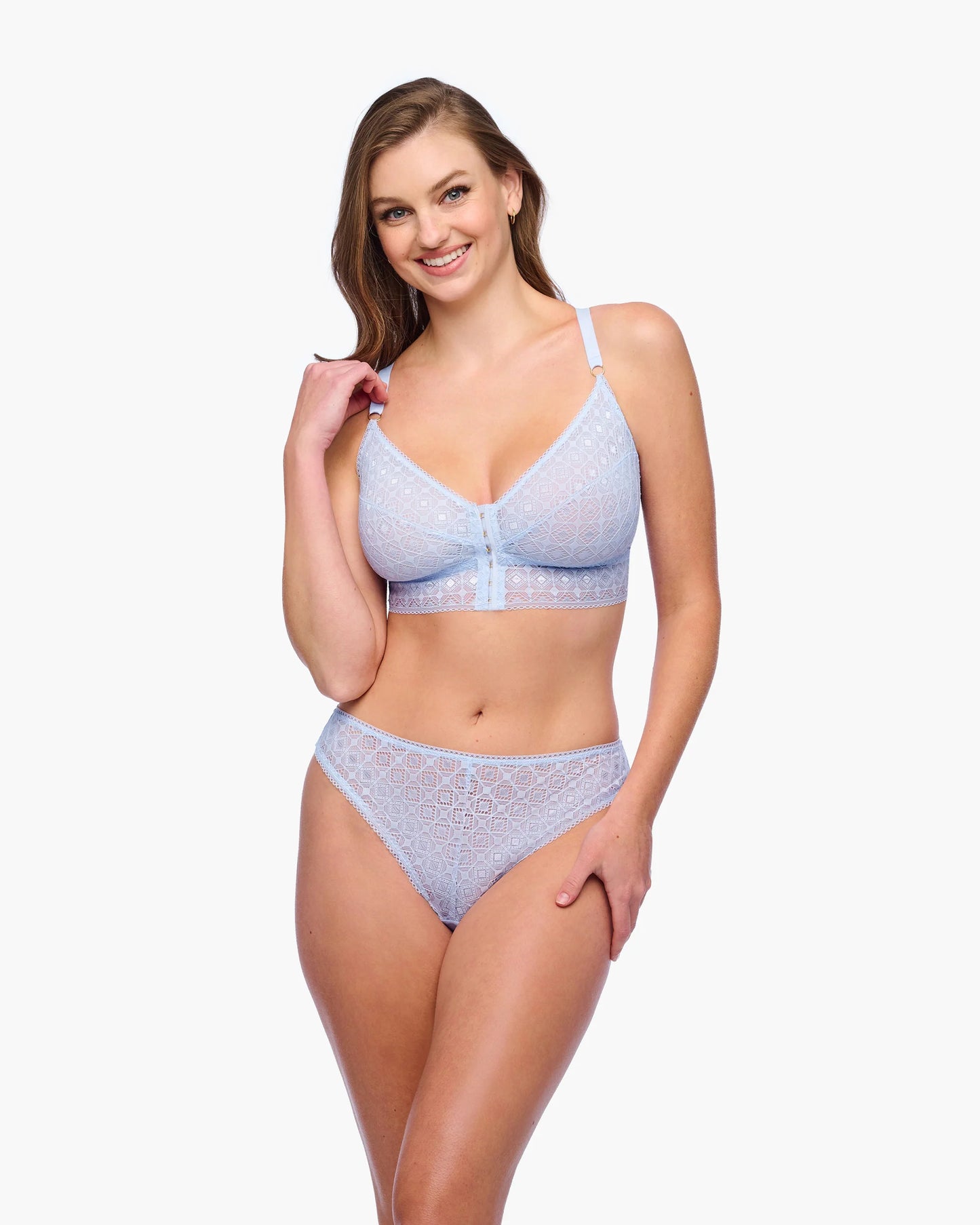 Basilica Curvy Bralette - Mattina Sky Blue