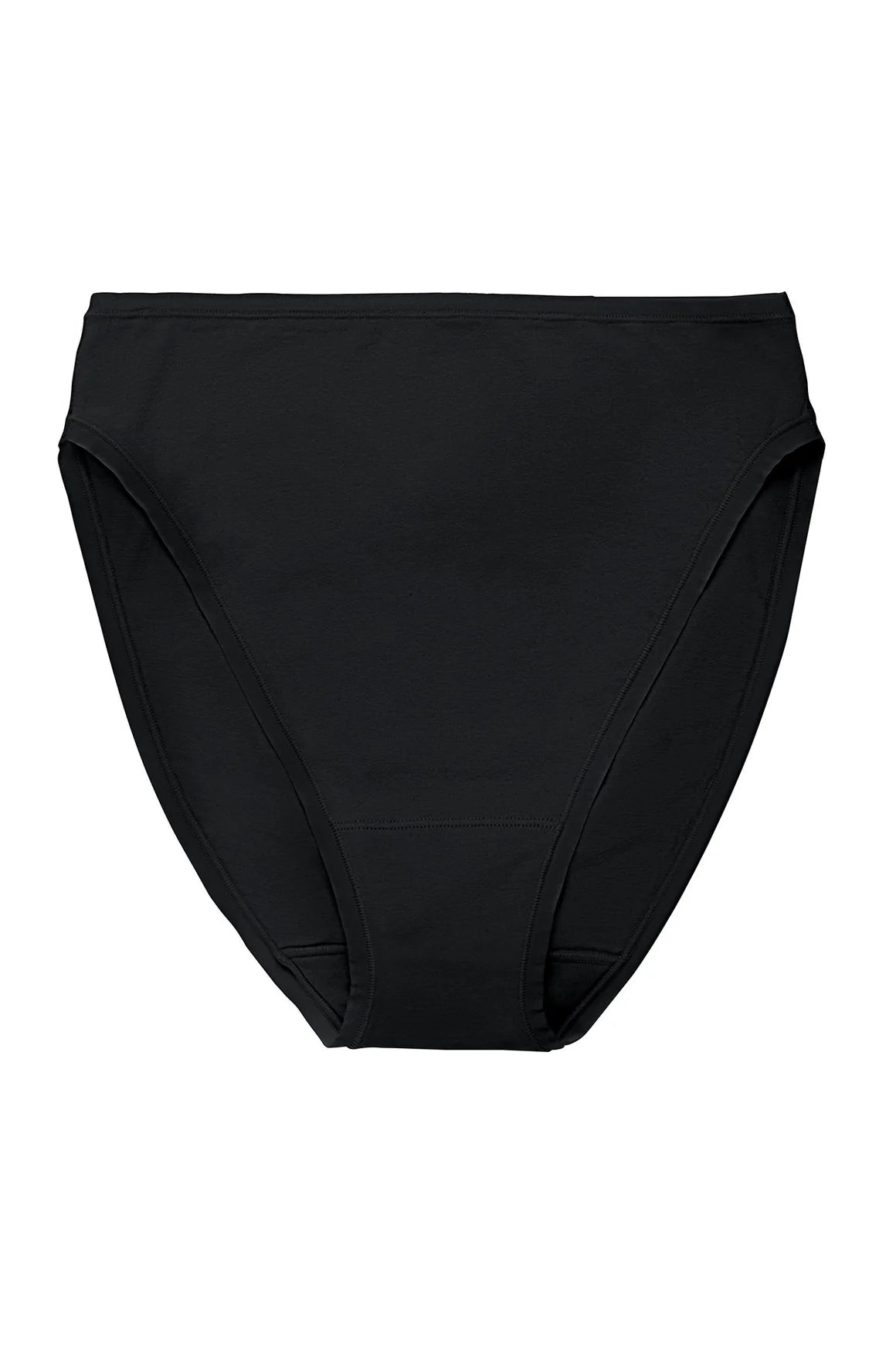 Bliss Bare Cotton High Cut Brief - Black