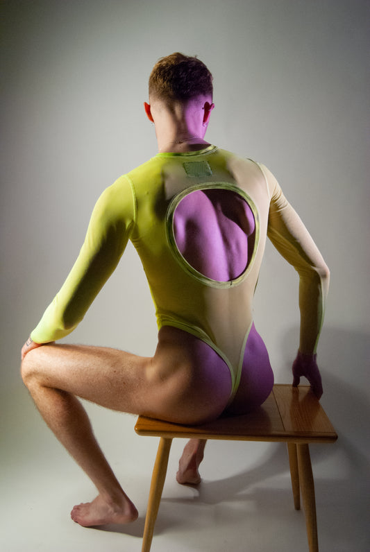 Long Sleeve Bodysuit - Neon Yellow
