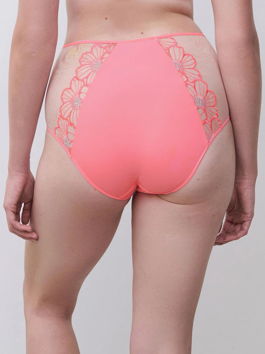 Chantelle Pulp Lush - High Waist Brief - Pink Miami Rose