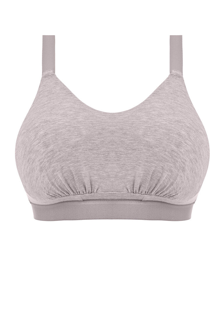 Downtime Wireless Bralette - Grey Marl