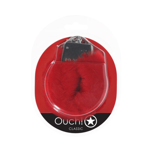 Red Furry Handcuffs