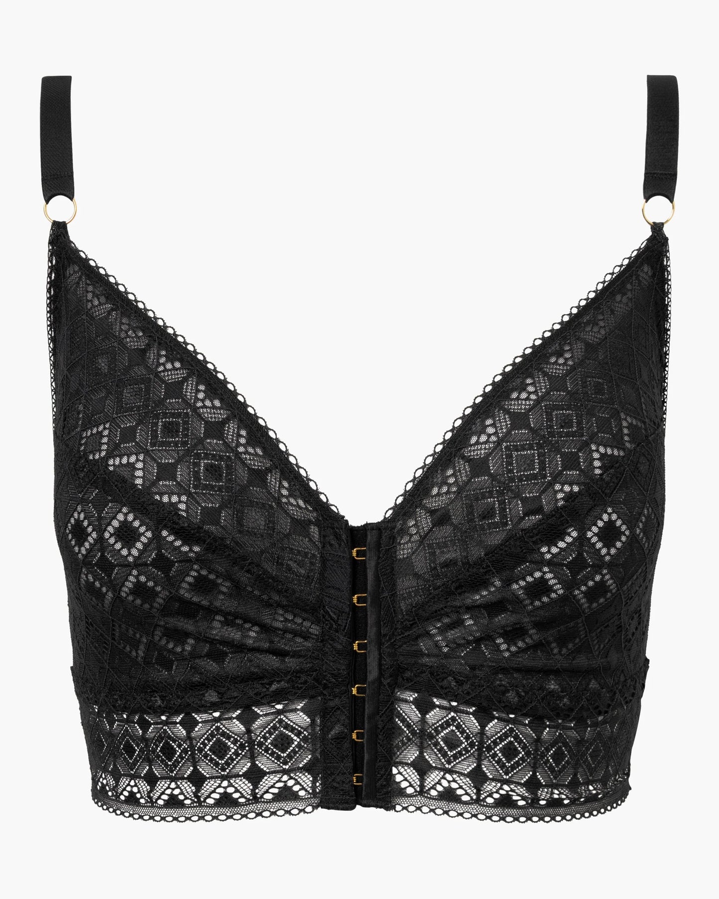 Basilica Curvy Bralette - Black