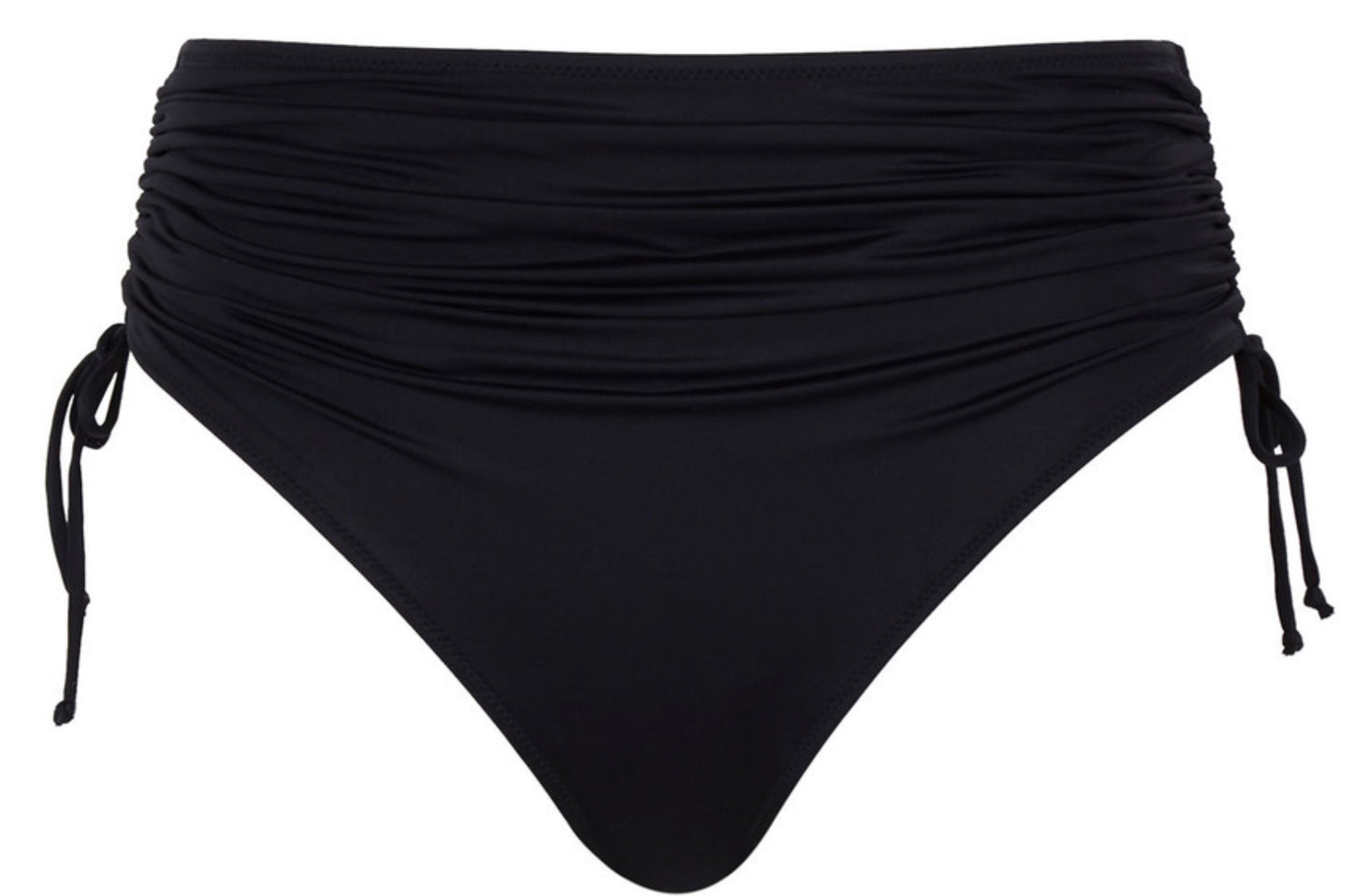 Signature Midi Gather Brief - Black