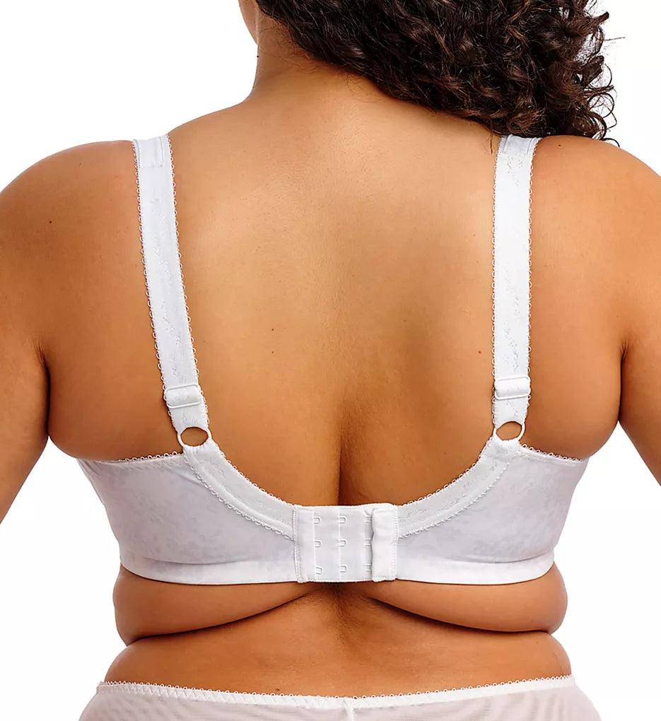 Lucie Stretch Plunge Bra - White