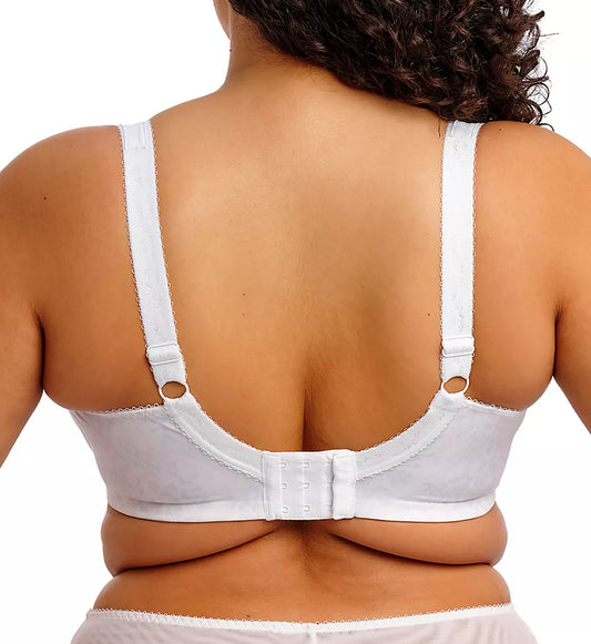 Lucie Stretch Plunge Bra - White