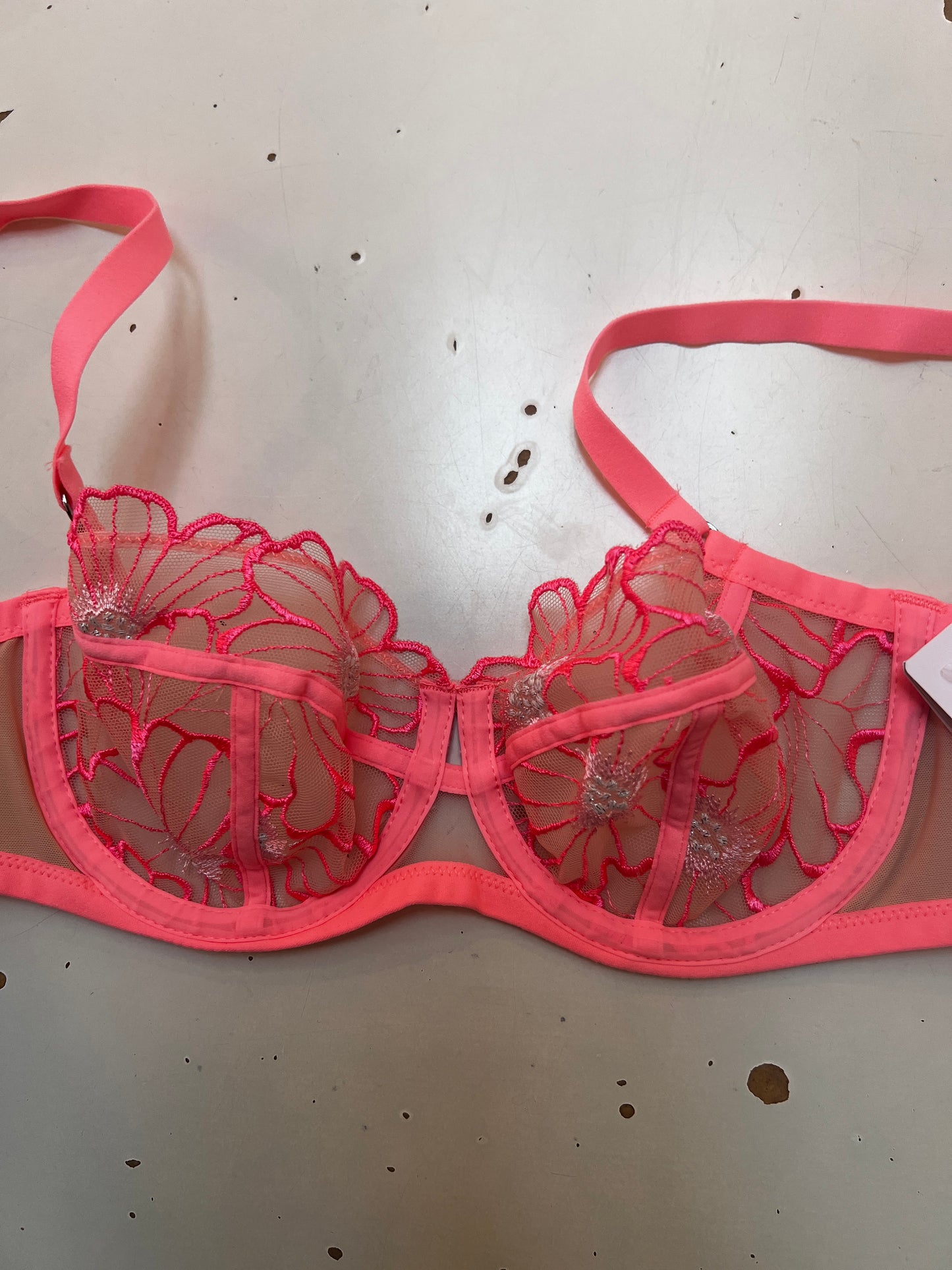 Lush Balcony Bra - Pink Miami Rose