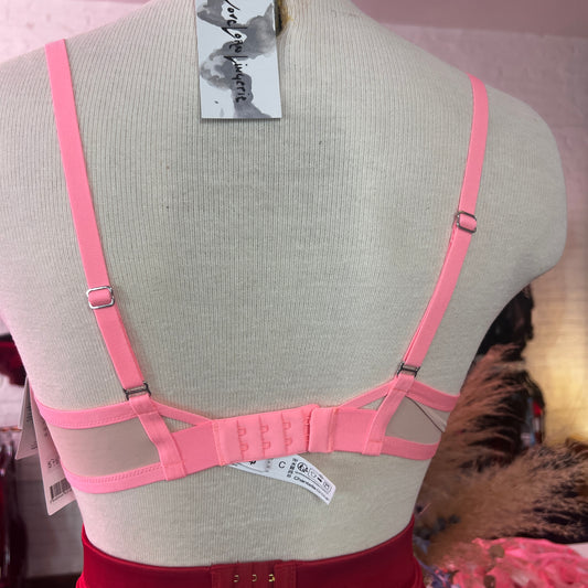 Lush Balcony Bra - Pink Miami Rose