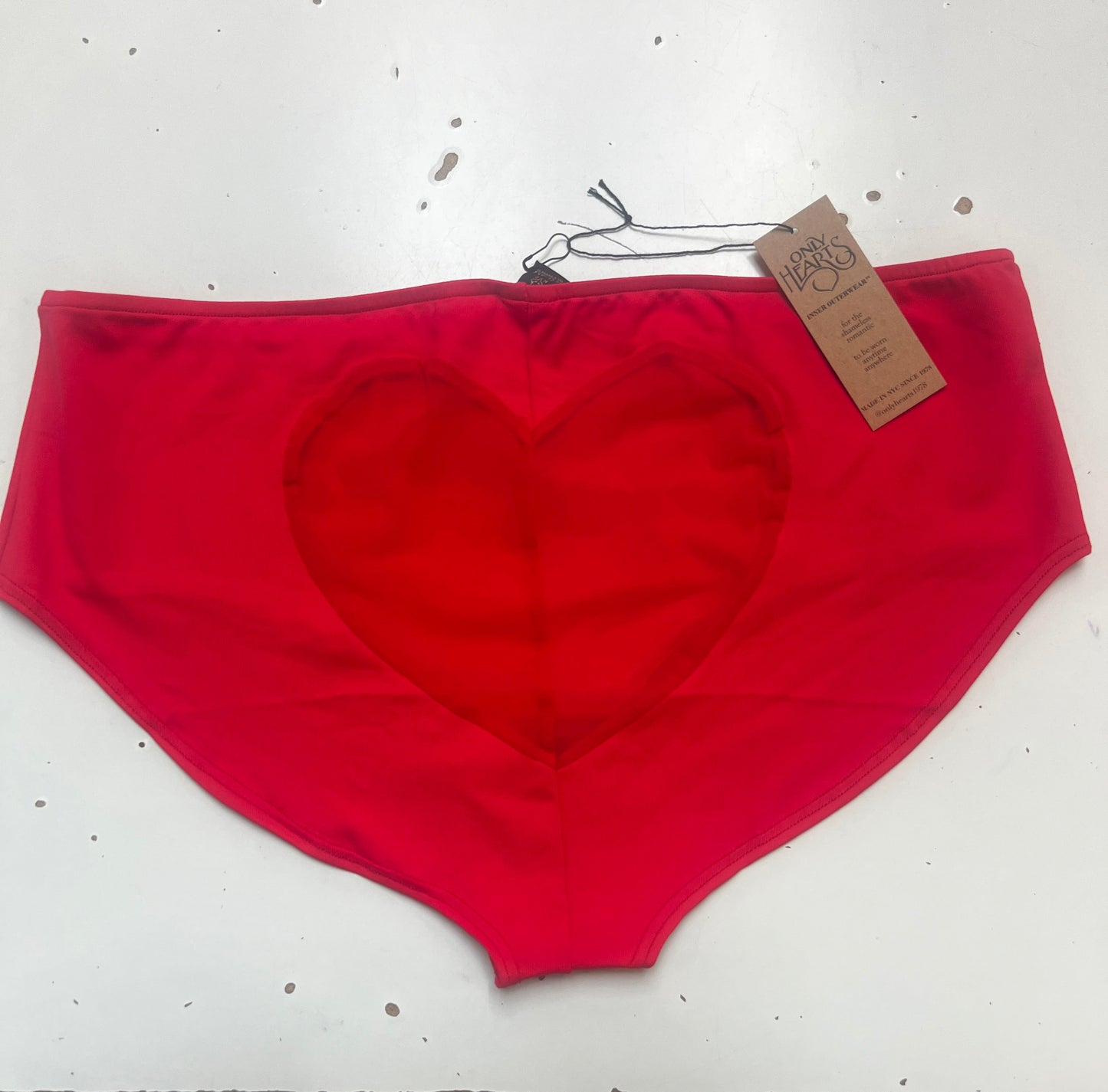 Lou Lou HeartBack Hipster Short - Rosehip Red