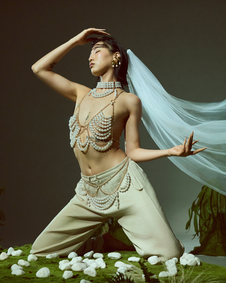 Harlow Bralette - Pearl