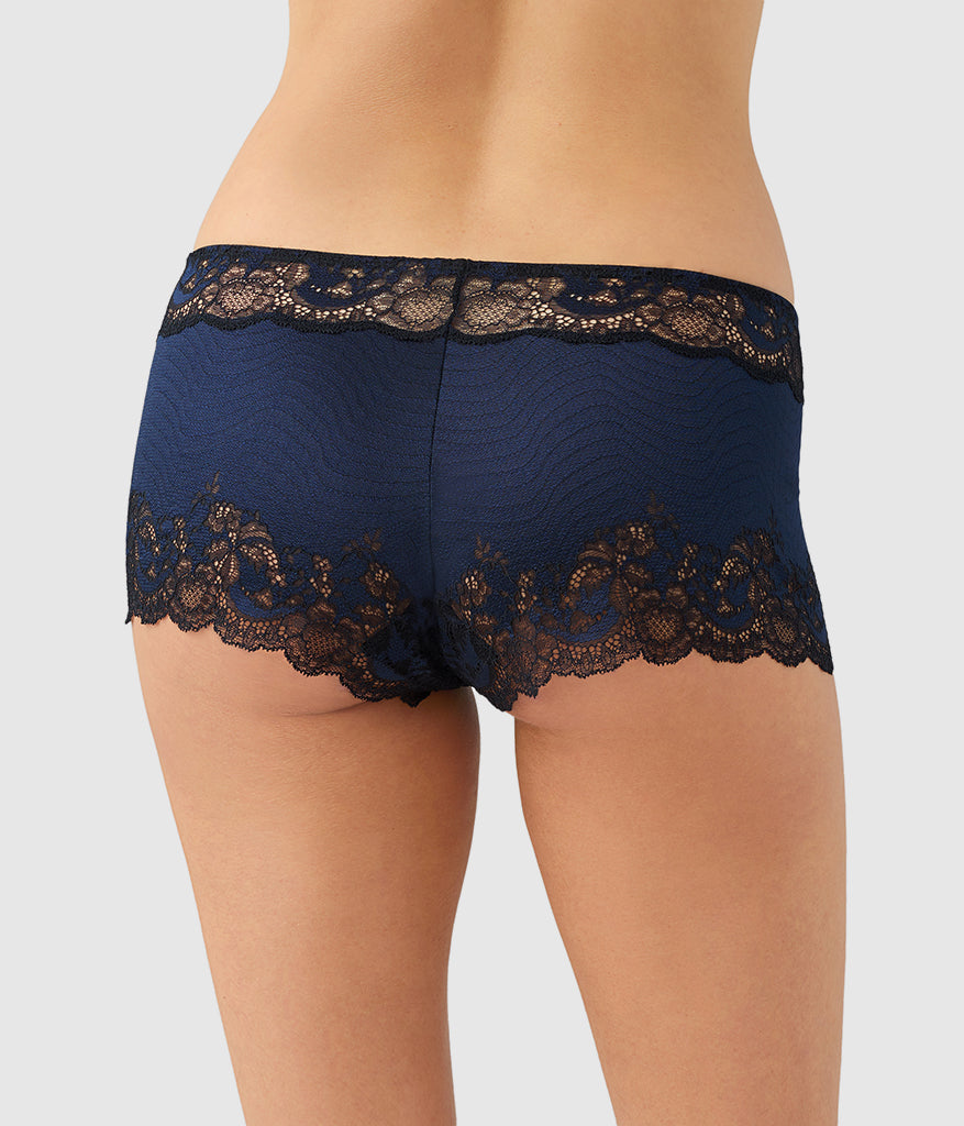 Modern Affair Boyshort - Night Sky/Black