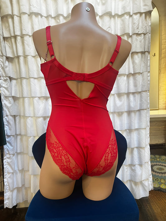 Ana Bodysuit - Salsa Red