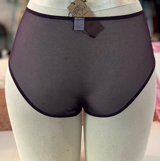 Whisper Ruched Hipster - Purple Heart