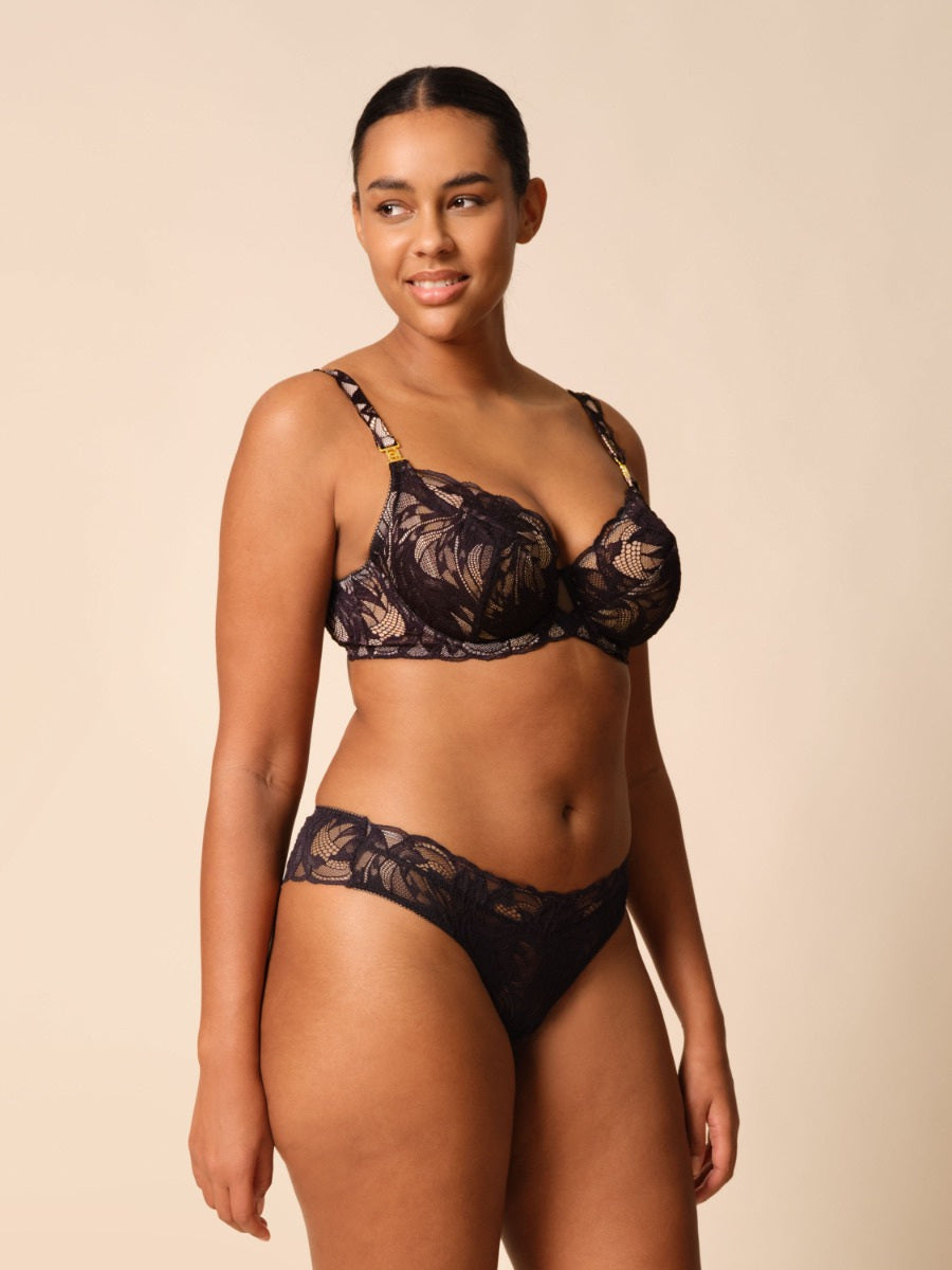 Lace Soiree Brazilian - Black