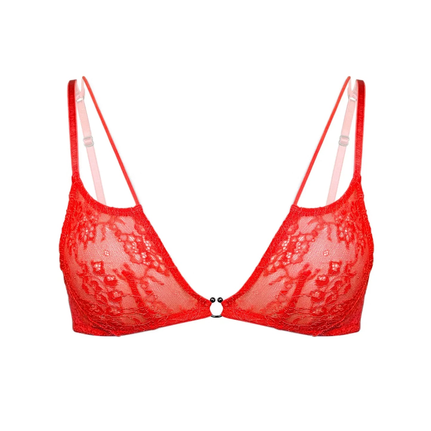 Amphitrite Bralette - Fire Red