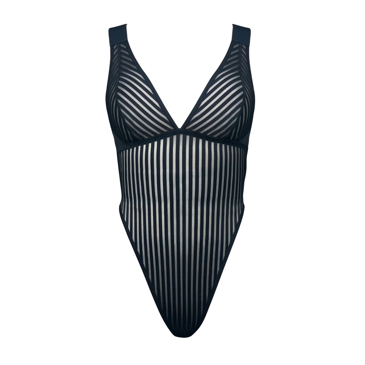 Vertigo X Back Bodysuit - Black