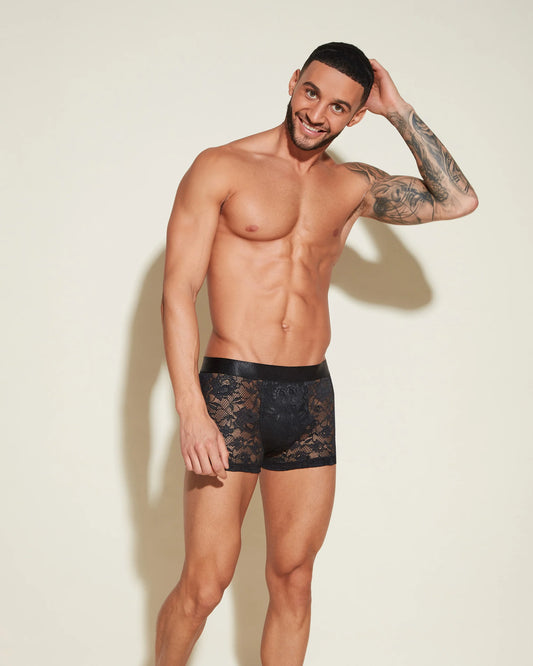 black lace trunk for men