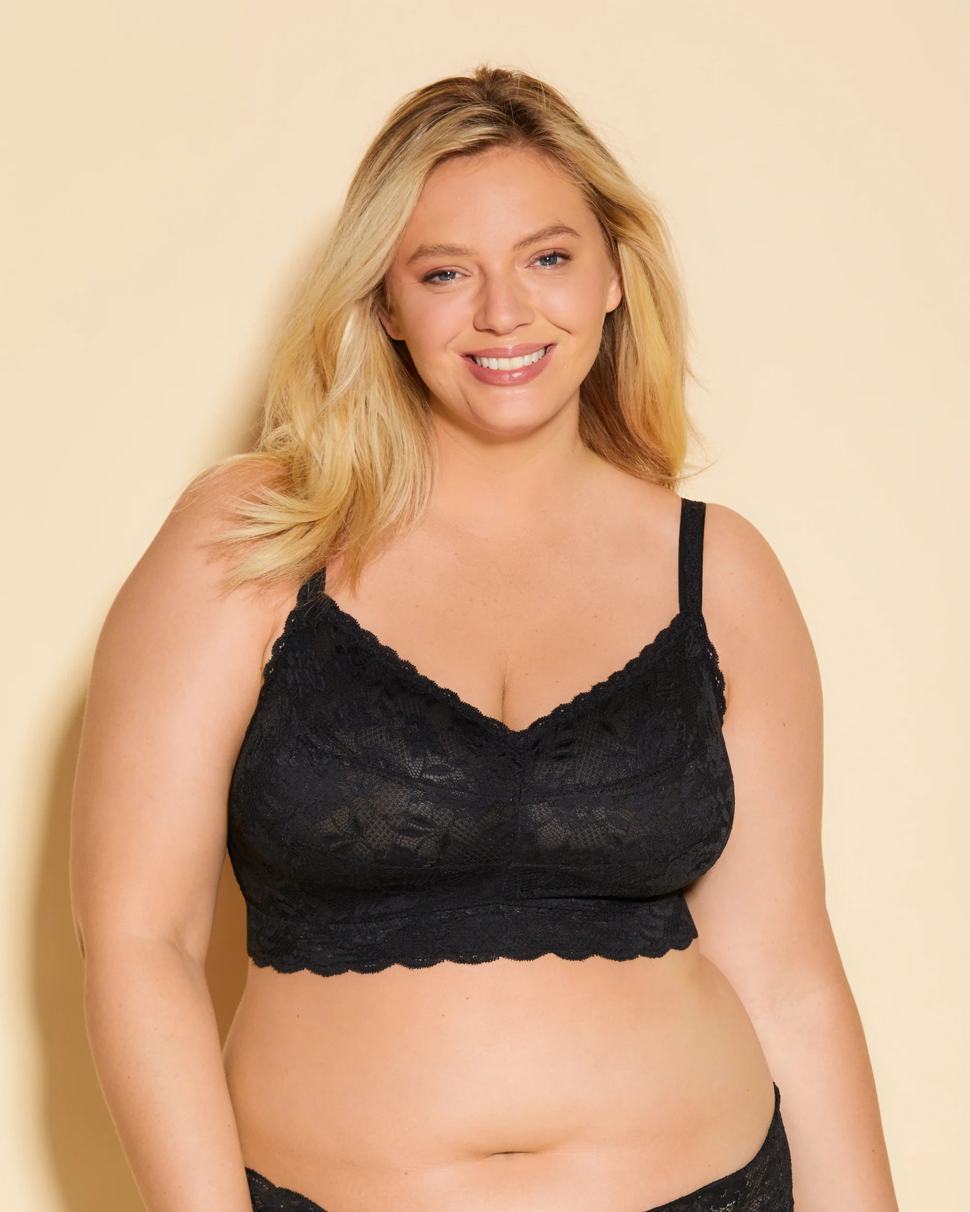 Cosabella womens Never Say Never Printed Ultra Curvy Sweetie Bralette Bra,  Black Panther, X-Small US at  Women's Clothing store