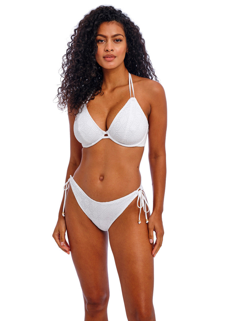 Nomad Nights High Leg Bikini Brief - White