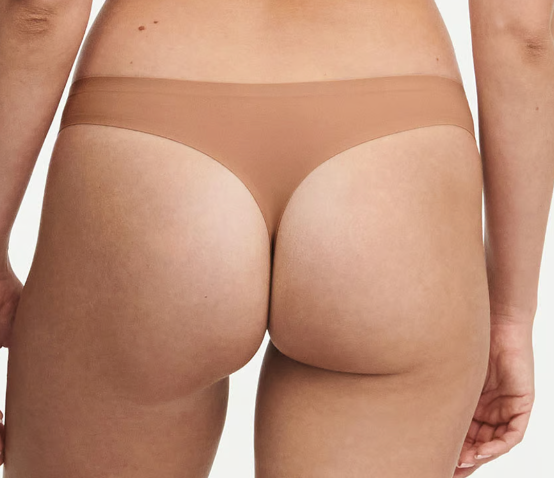 Soft Stretch Thong - Coffee Latte