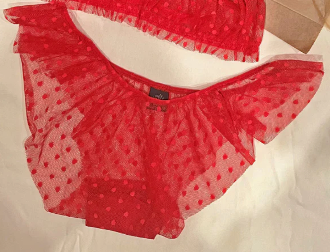 Coucou Lola Butterfly Brief - Red