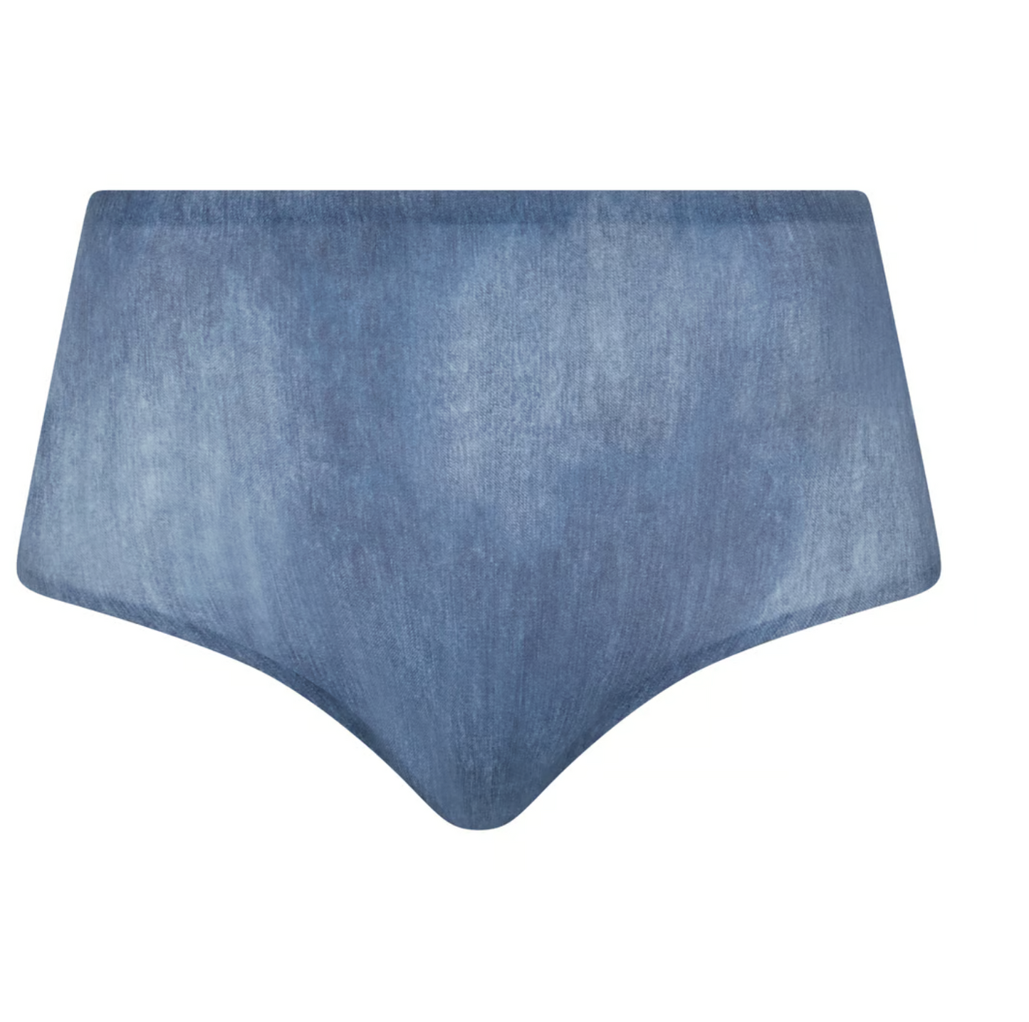 Soft Stretch High Waist Brief - Denim