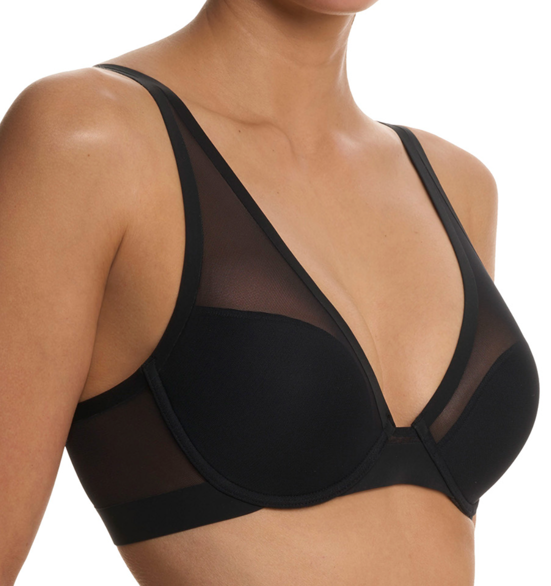 True Zen Plunge T- Shirt Bra - Black