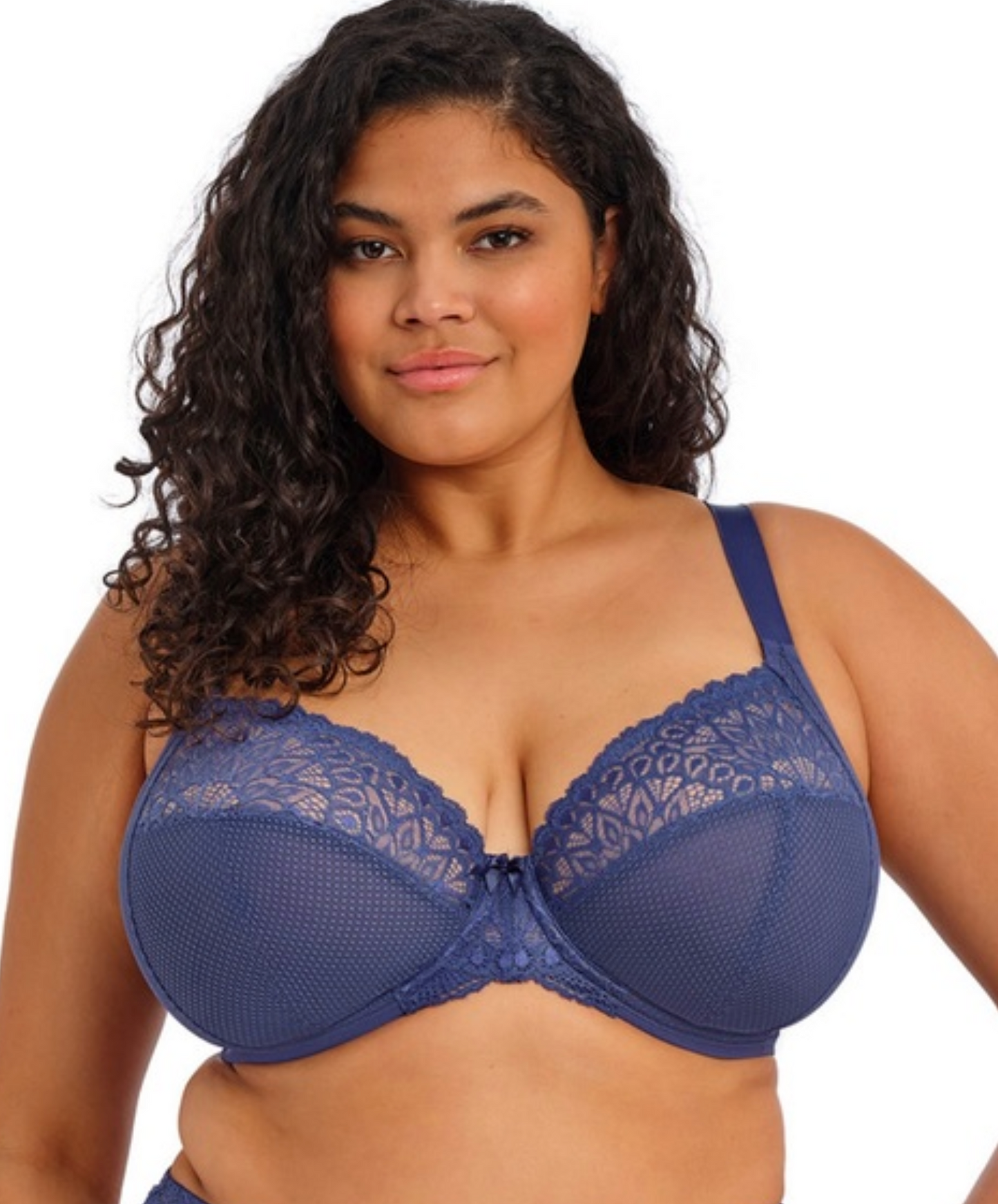 Tiernie Stretch Plunge Bra - Denim Blue