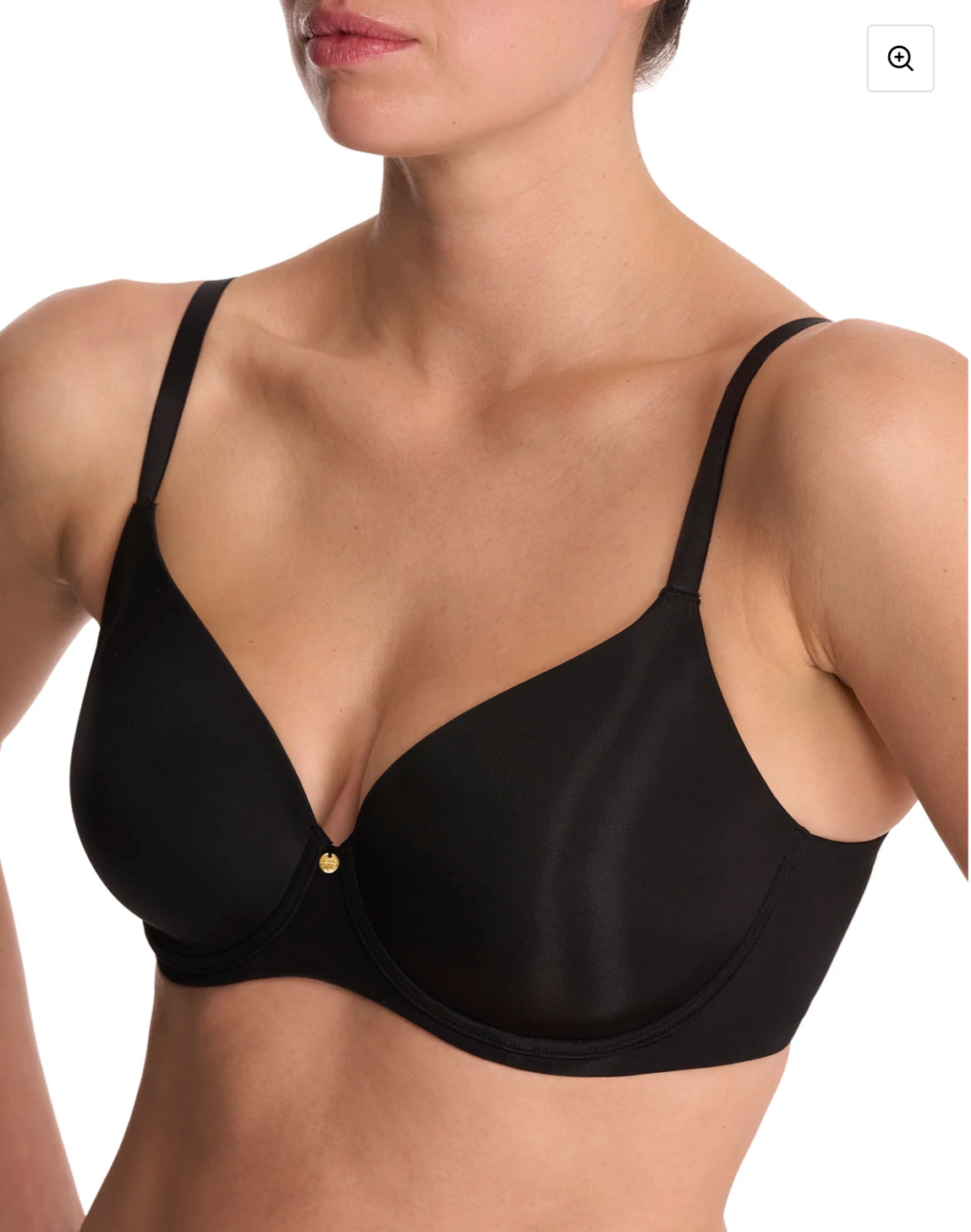 Cloud Comfort Back Smoothing T-Shirt Bra - Black