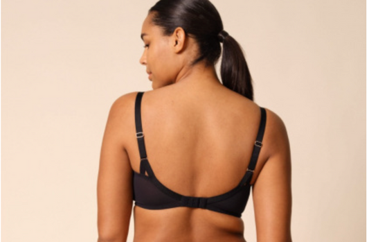 Lacage Non-Padded Balconette Bra - Black