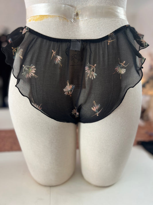 Tiny Dancer - Butterfly Brief - Black