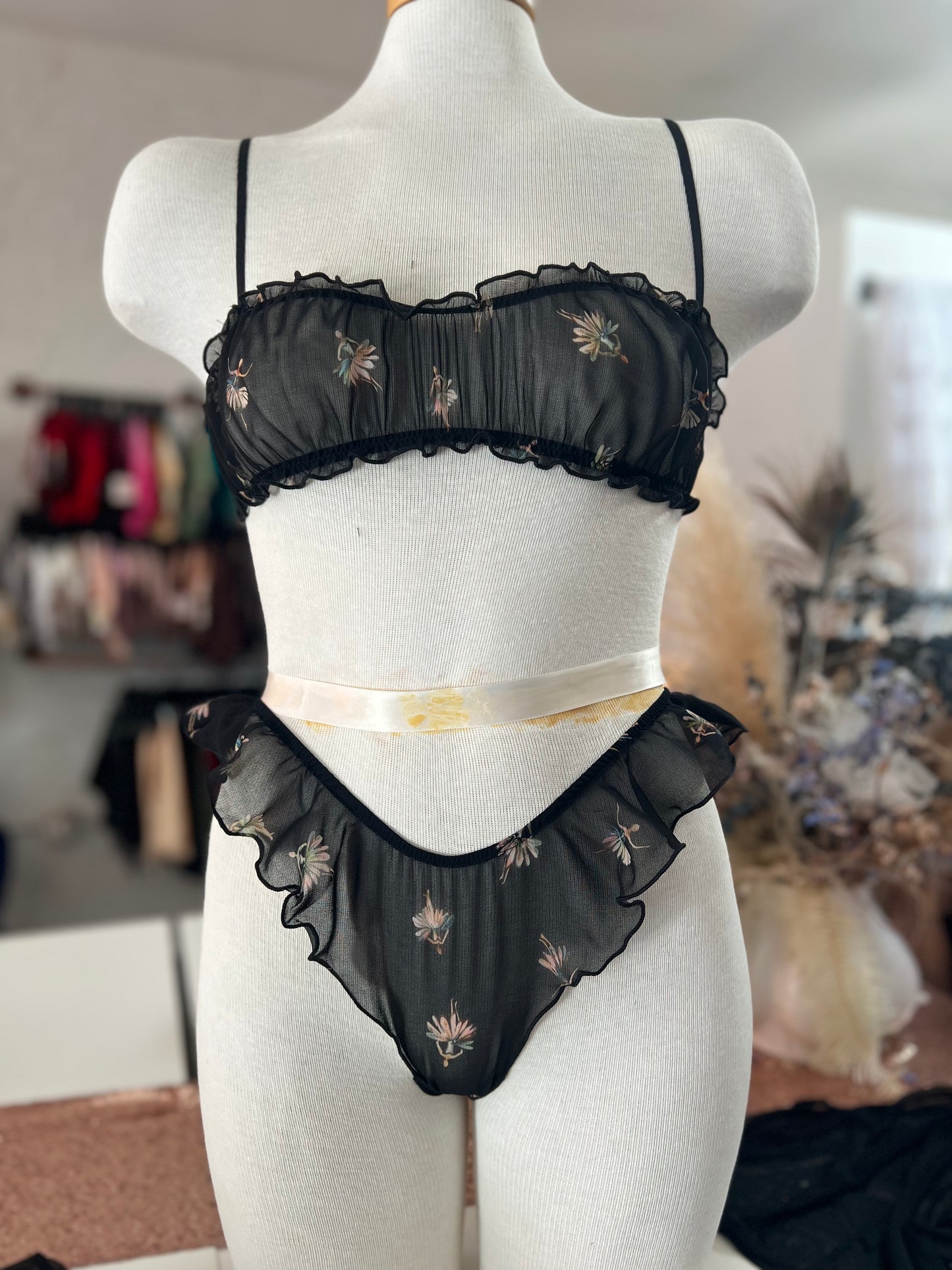 Tiny Dancer - Butterfly Brief - Black