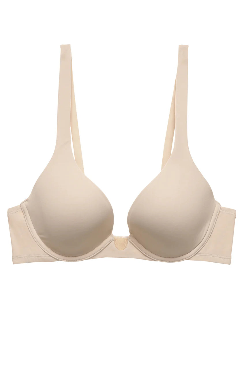 Verge Plunge Multi-Way T-Shirt bra - Cafe/Nude