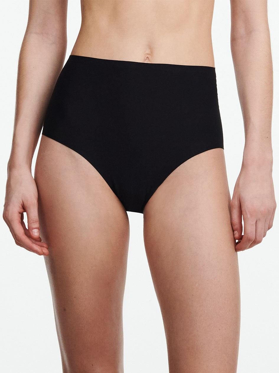 Soft Stretch High Waist Brief - Black