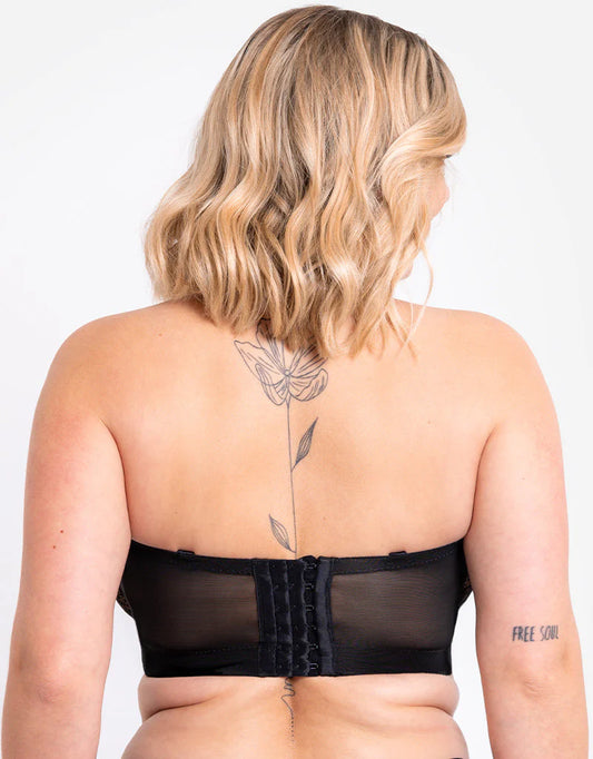 Hey Girls Super Plunge Strapless Bra - Black/Latte