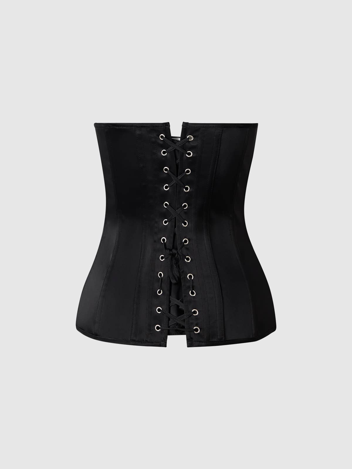 JULIET SATIN FULL BONING SCOOP NECK CORSET