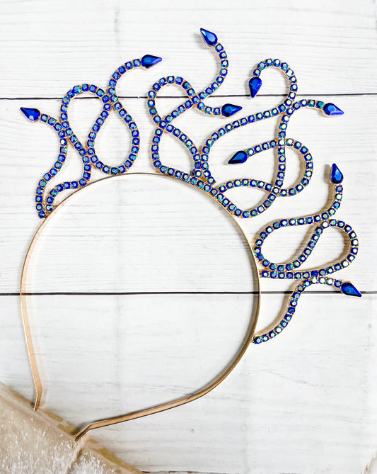 Sapphire Medusa Headband