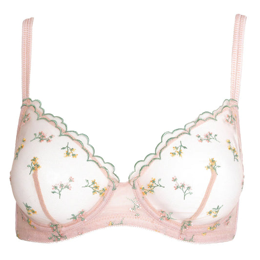 romantic unlined underwire bra