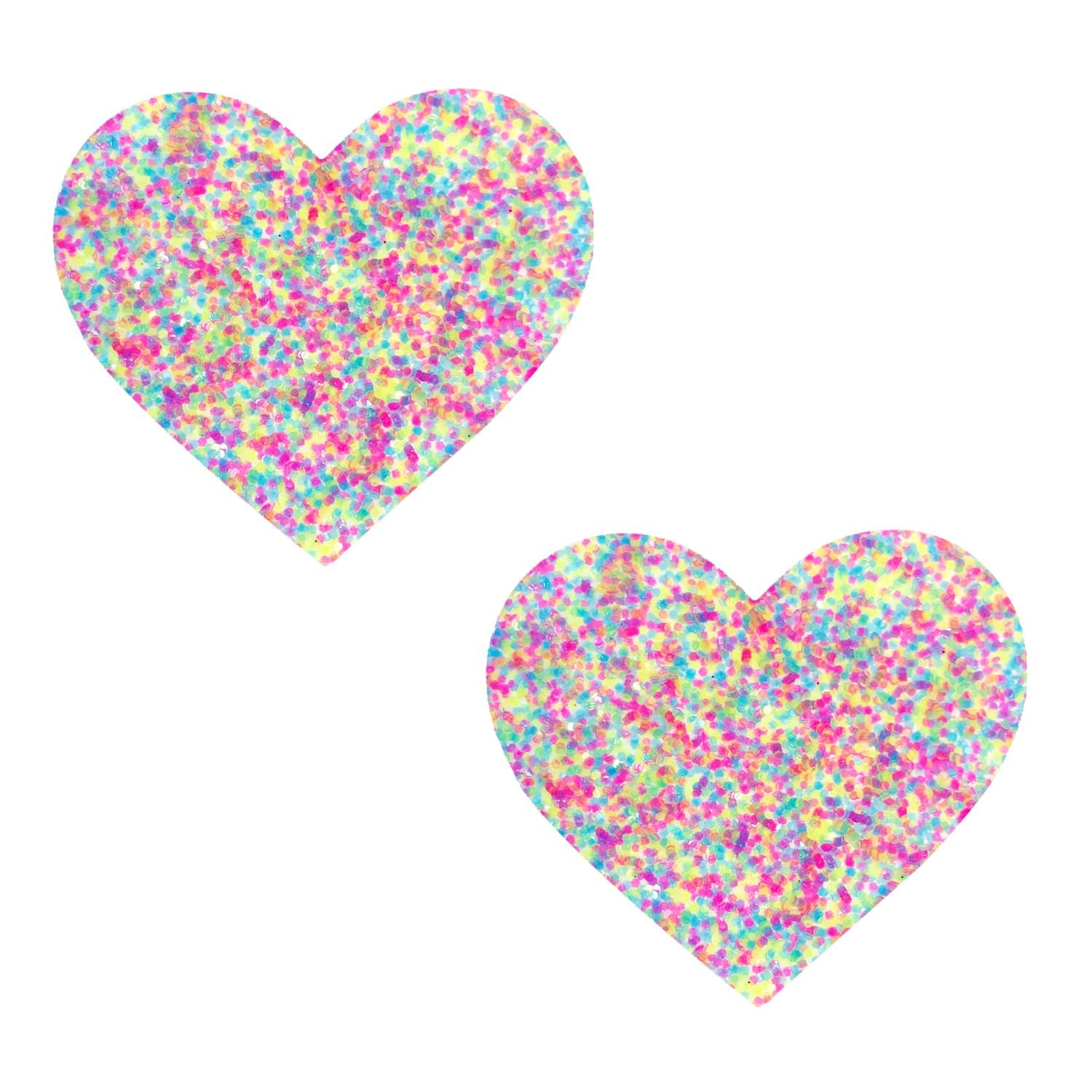 Sprankles Neon Blacklight Glitter I Heart U Nipple Cover Pasties – The Rack  Shack