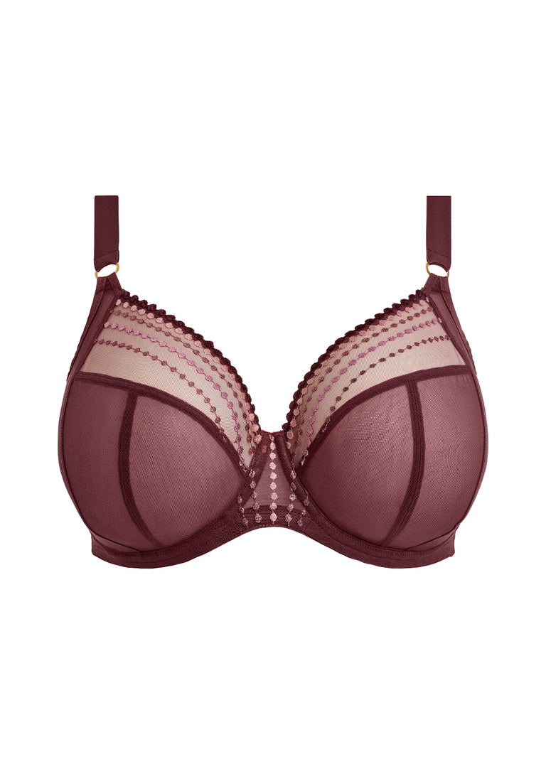 Matilda Plunge Bra - Sugarplum Purple/Burgundy
