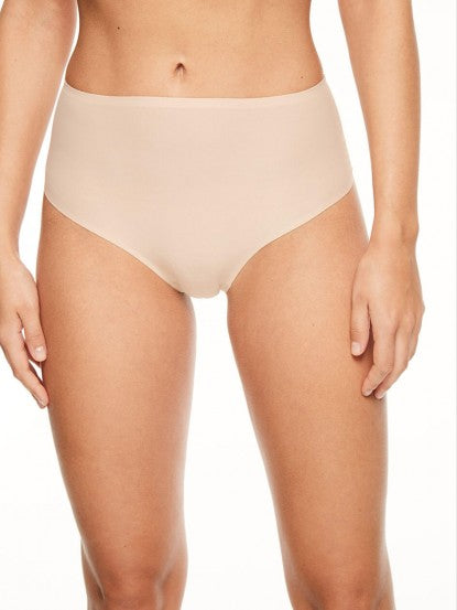 Soft Stretch High Waist Thong - Nude Sand