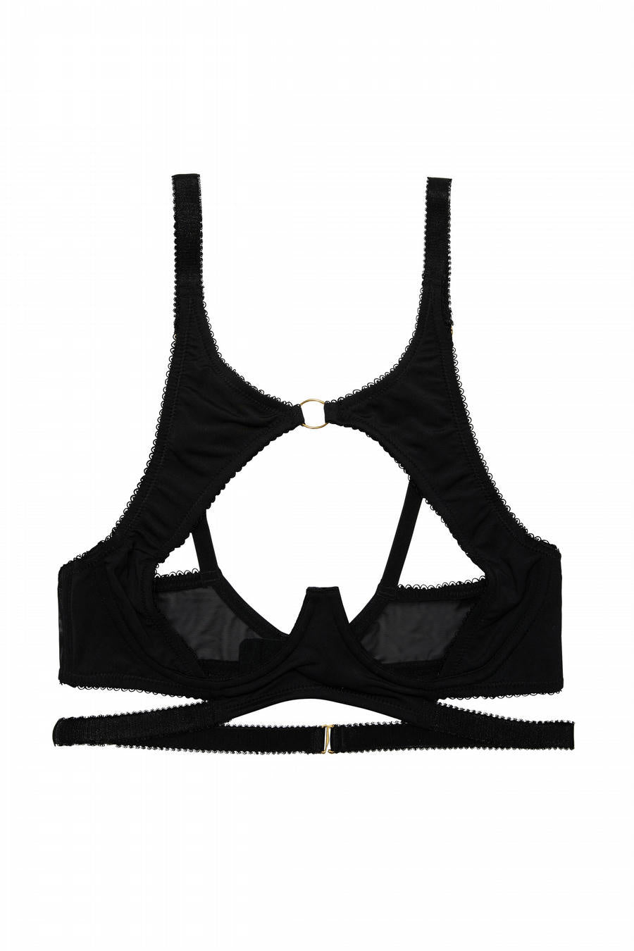 Zadie keyhole satin bra